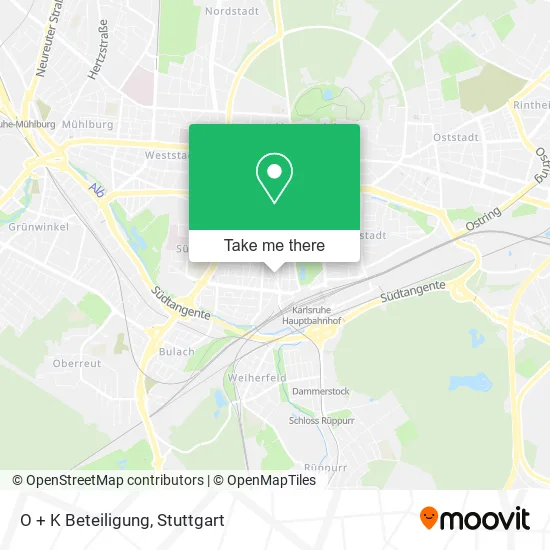 Карта O + K Beteiligung