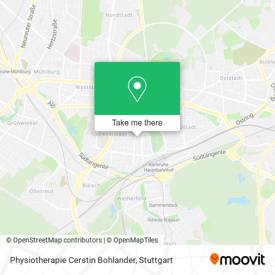 Карта Physiotherapie Cerstin Bohlander