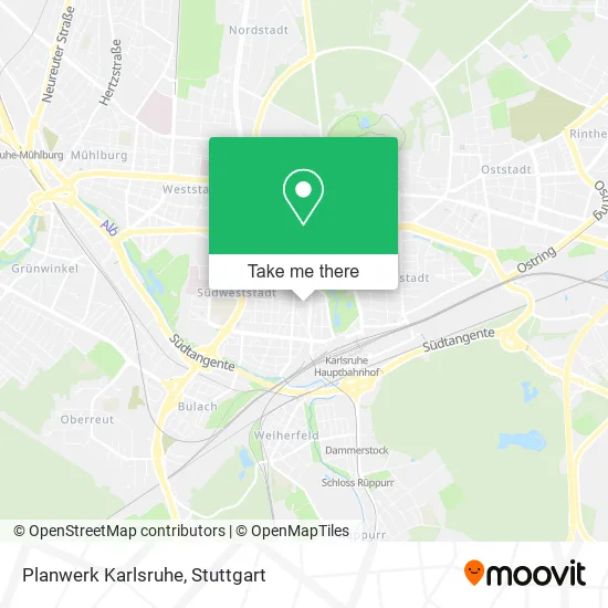 Карта Planwerk Karlsruhe