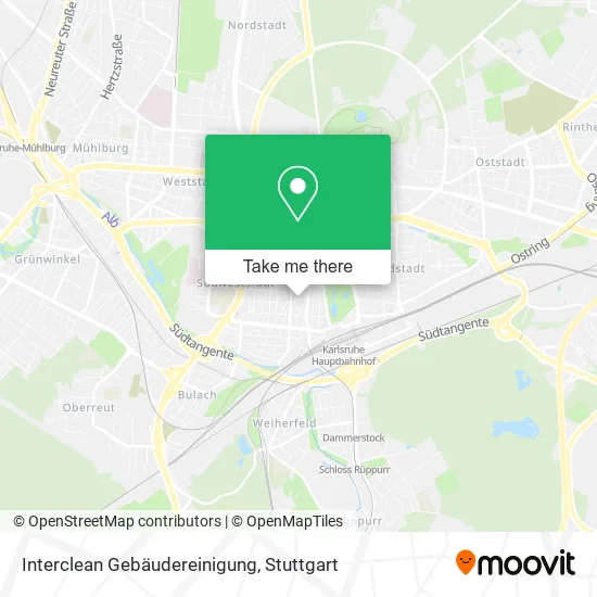 Карта Interclean Gebäudereinigung