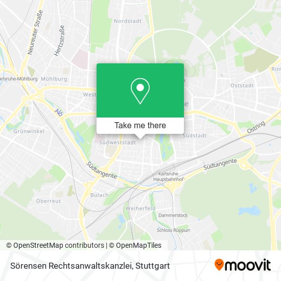 Sörensen Rechtsanwaltskanzlei map