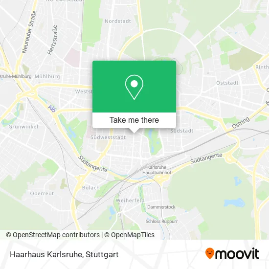 Карта Haarhaus Karlsruhe