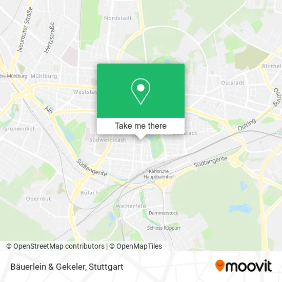 Карта Bäuerlein & Gekeler