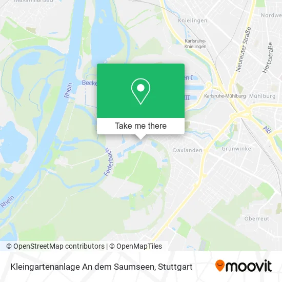 Карта Kleingartenanlage An dem Saumseen