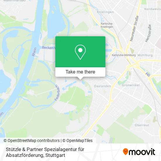 Карта Stützle & Partner Spezialagentur für Absatzförderung