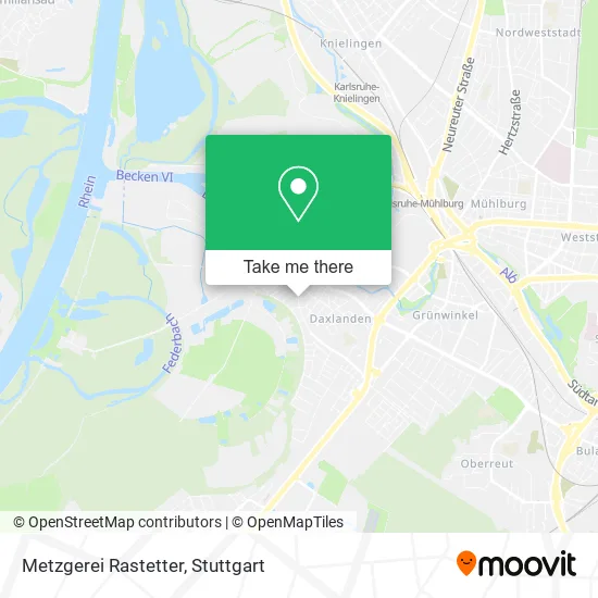 Карта Metzgerei Rastetter