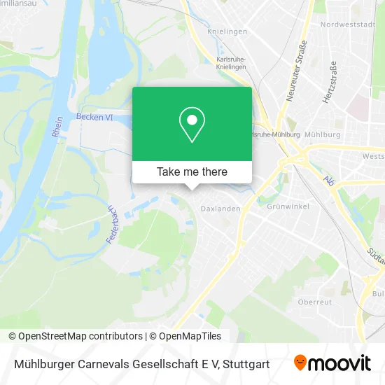 Карта Mühlburger Carnevals Gesellschaft E V