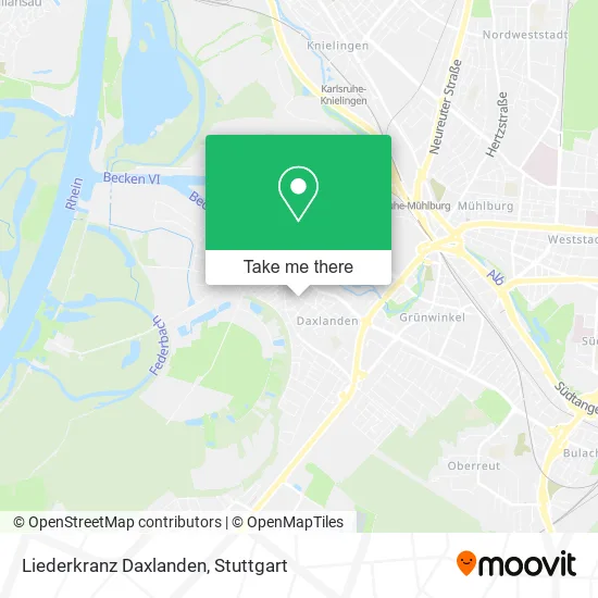 Карта Liederkranz Daxlanden