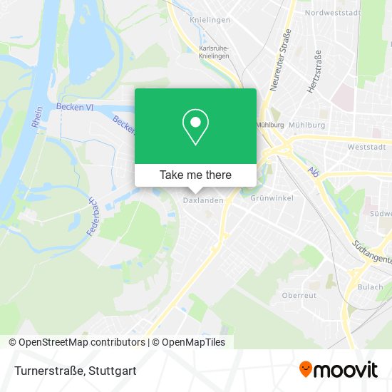Карта Turnerstraße