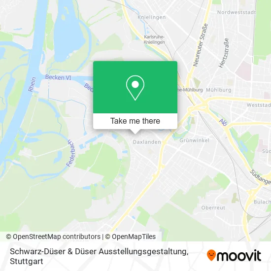 Карта Schwarz-Düser & Düser Ausstellungsgestaltung