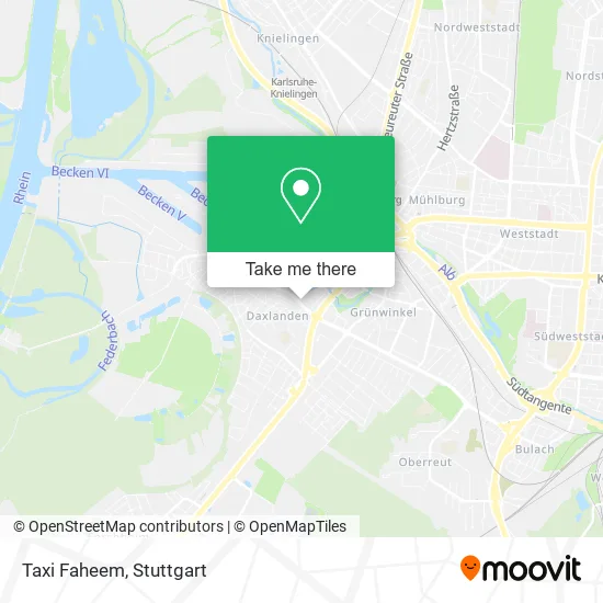 Карта Taxi Faheem