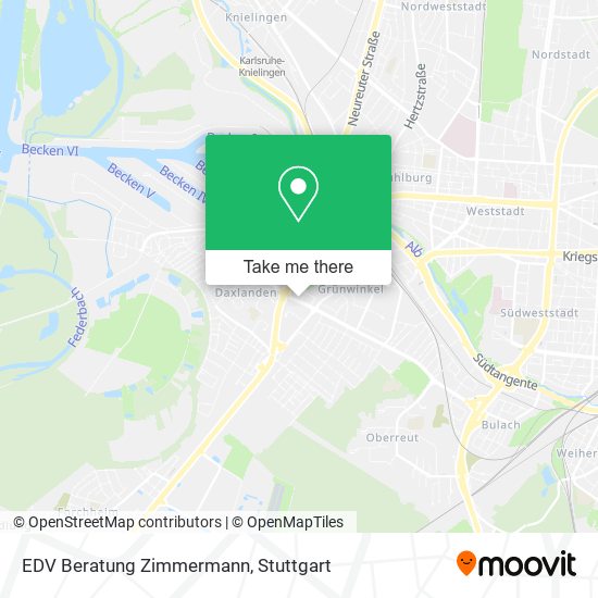 EDV Beratung Zimmermann map