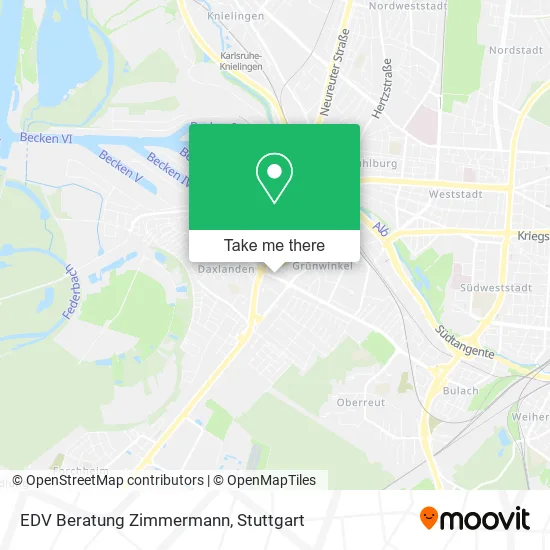 Карта EDV Beratung Zimmermann