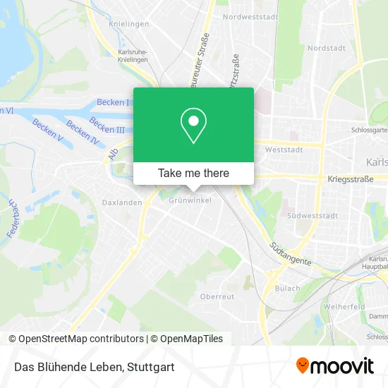 Карта Das Blühende Leben
