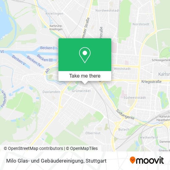 Milo Glas- und Gebäudereinigung map