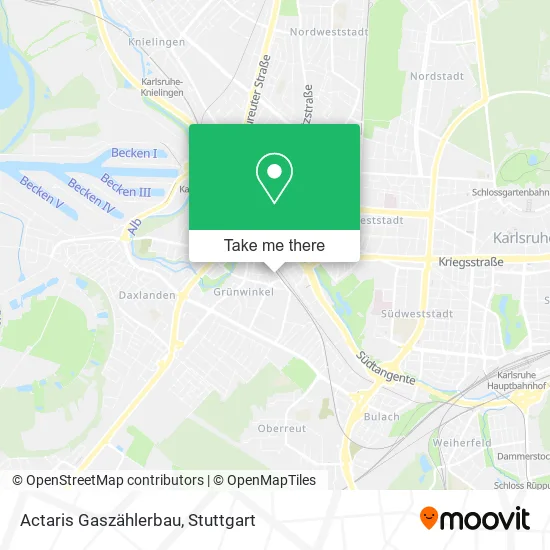 Карта Actaris Gaszählerbau