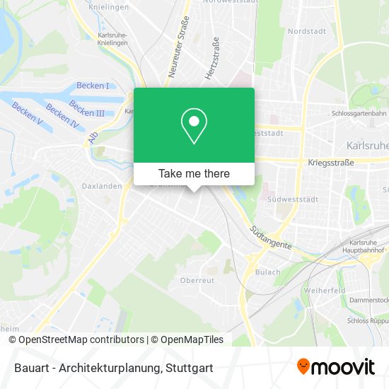 Bauart - Architekturplanung map