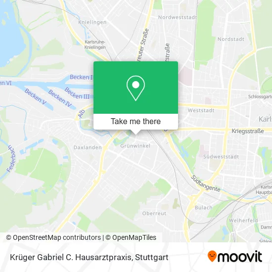 Карта Krüger Gabriel C. Hausarztpraxis