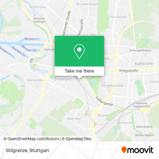 Карта Stilgrenze