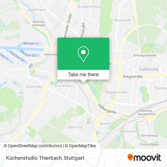 Карта Küchenstudio Thierbach