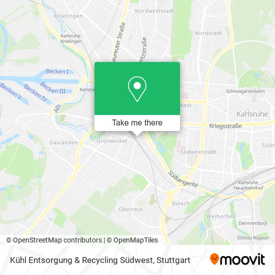 Карта Kühl Entsorgung & Recycling Südwest