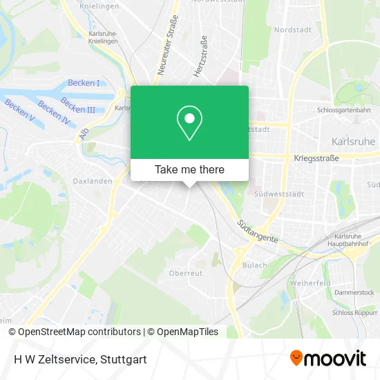 Карта H W Zeltservice