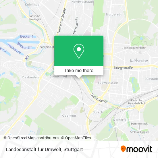 Карта Landesanstalt für Umwelt