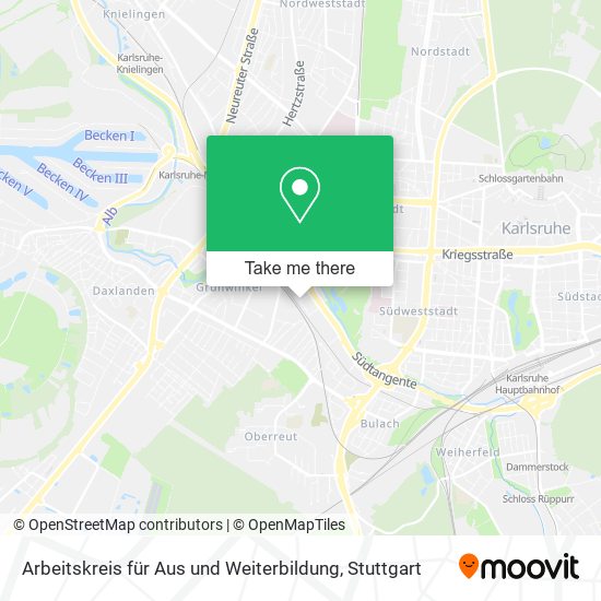 Arbeitskreis für Aus und Weiterbildung map