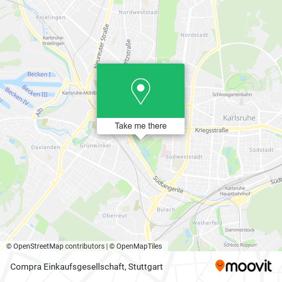 Compra Einkaufsgesellschaft map