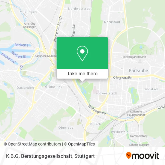 Карта K.B.G. Beratungsgesellschaft