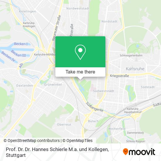 Карта Prof. Dr. Dr. Hannes Schierle M.a. und Kollegen