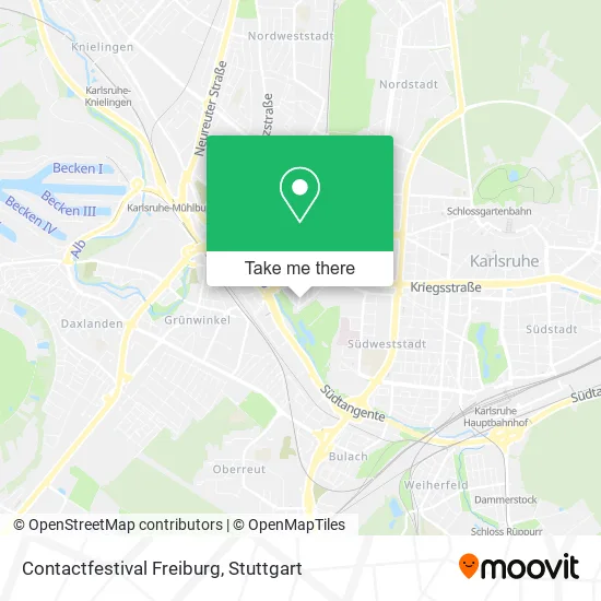 Карта Contactfestival Freiburg