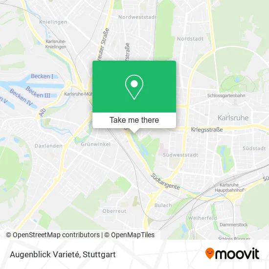 Карта Augenblick Varieté