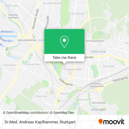 Dr.Med. Andreas Kapfhammer map