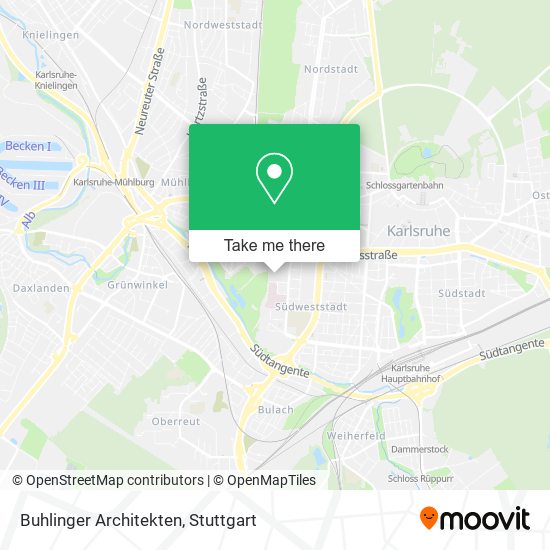 Buhlinger Architekten map