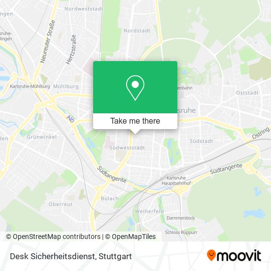 Desk Sicherheitsdienst map