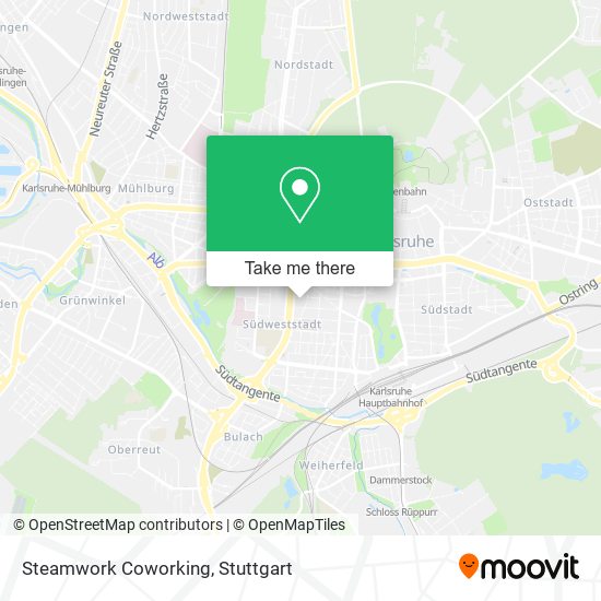Карта Steamwork Coworking
