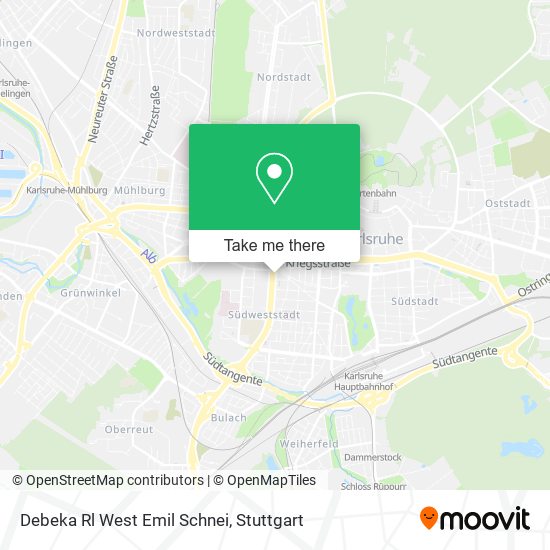 Карта Debeka Rl West Emil Schnei