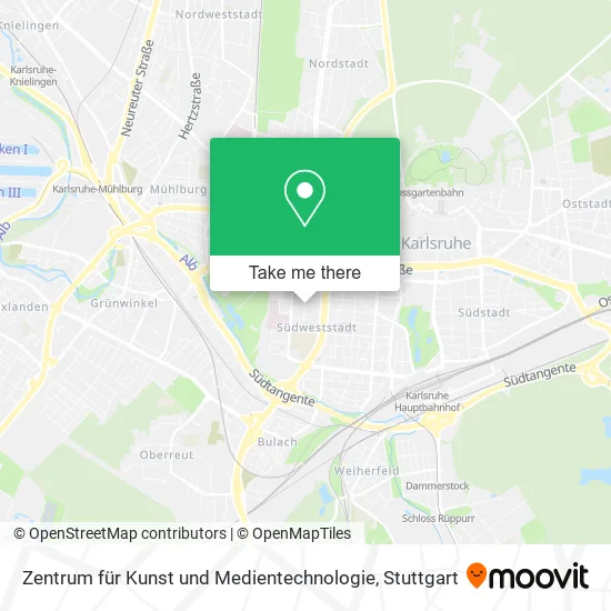 Карта Zentrum für Kunst und Medientechnologie