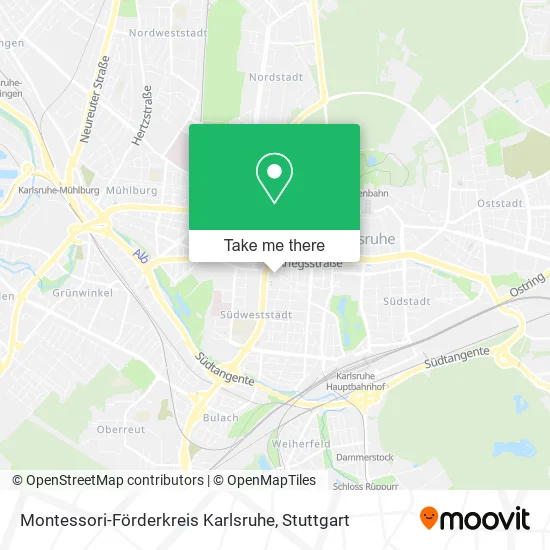 Карта Montessori-Förderkreis Karlsruhe