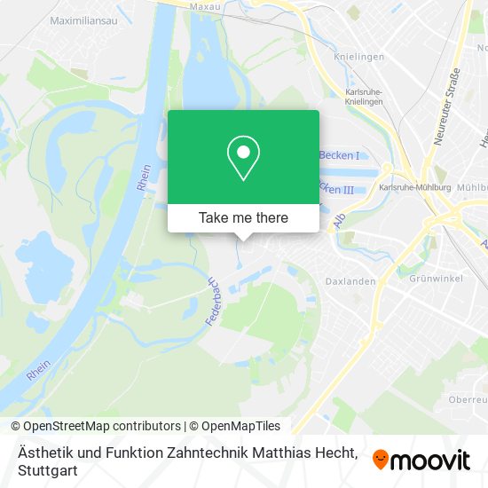 Карта Ästhetik und Funktion Zahntechnik Matthias Hecht