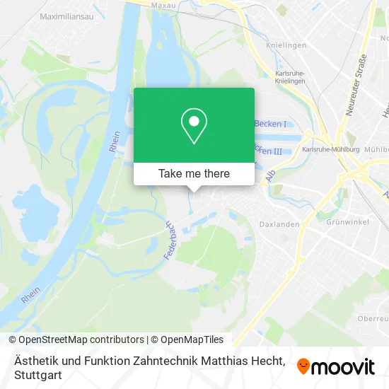 Карта Ästhetik und Funktion Zahntechnik Matthias Hecht