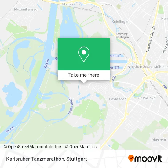 Карта Karlsruher Tanzmarathon
