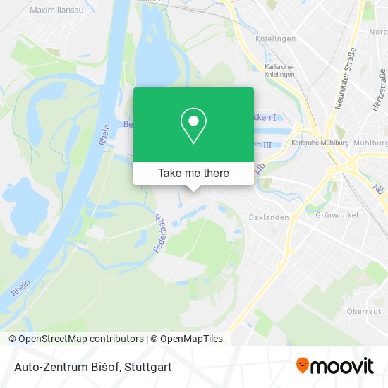 Карта Auto-Zentrum Bišof
