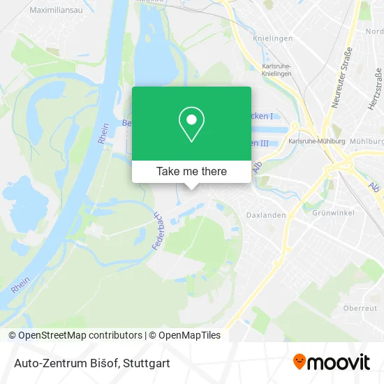 Карта Auto-Zentrum Bišof