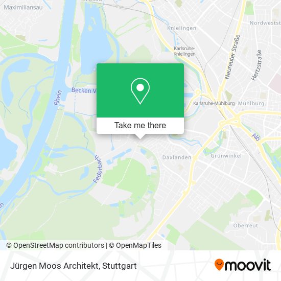 Jürgen Moos Architekt map