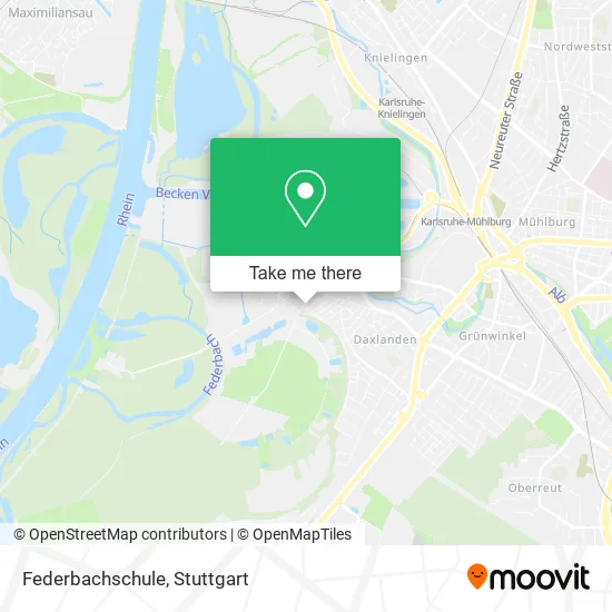 Карта Federbachschule