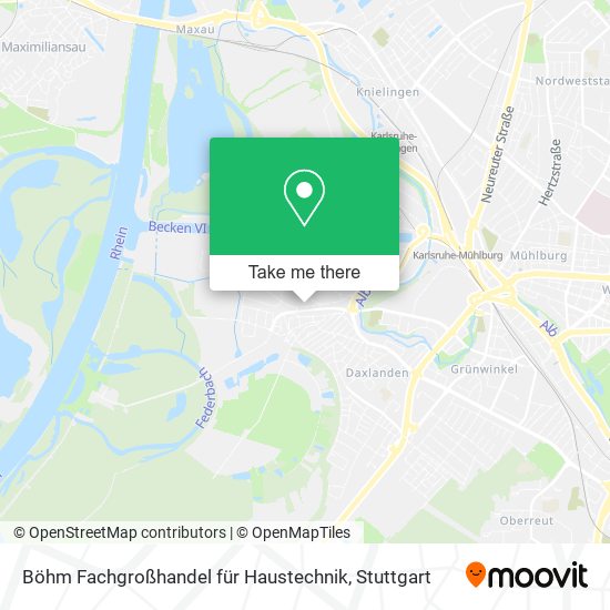 Böhm Fachgroßhandel für Haustechnik map