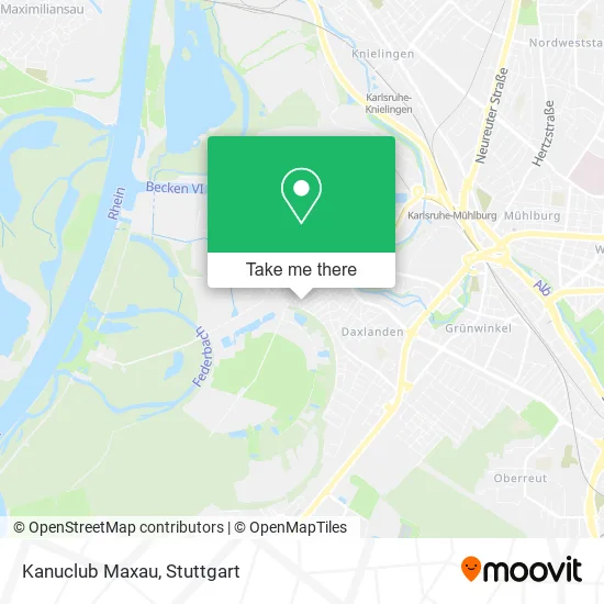 Карта Kanuclub Maxau