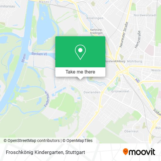 Froschkönig Kindergarten map